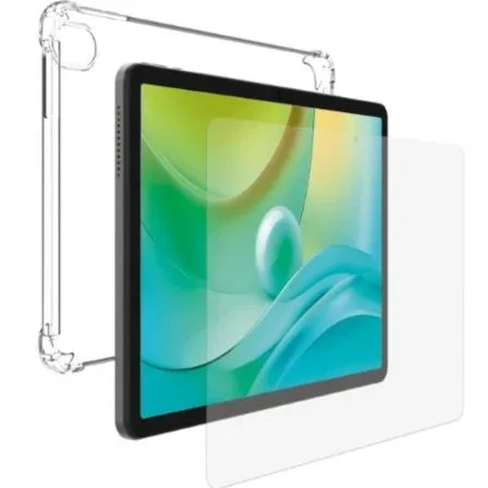 Spc Pack de Protección Gravity 11'' con Funda Transparente y Cristal Templado